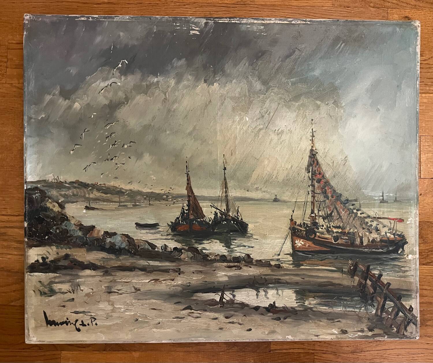 Painting: Oil on canvas - Seascape