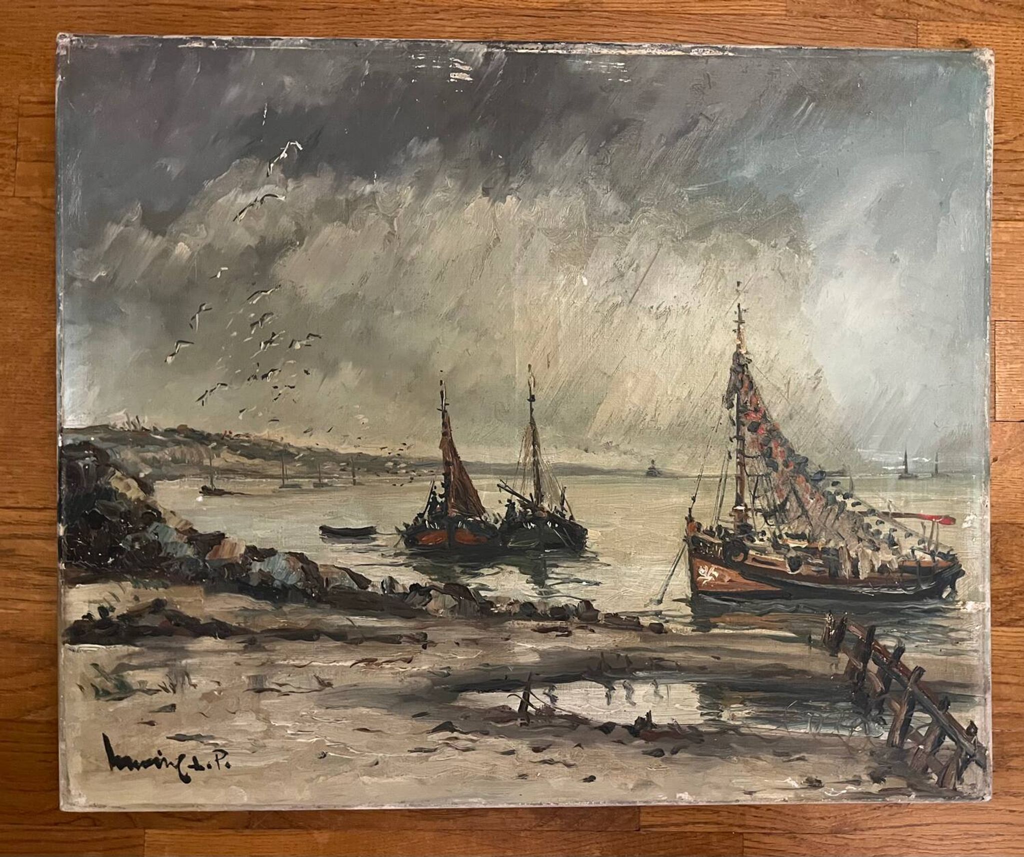 Painting: Oil on canvas - Seascape