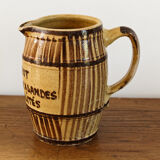 Pitcher of advertising bistro