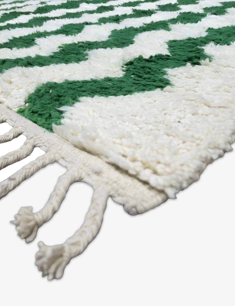 Contemporary Green Carpet - 307 x 252 cm