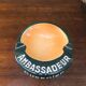 Advertising ashtray Ambassador Cusenier
