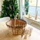 Two-tone vintage basket