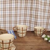 Large tartan mug