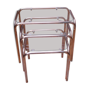 tables gigogne 1980 vintage