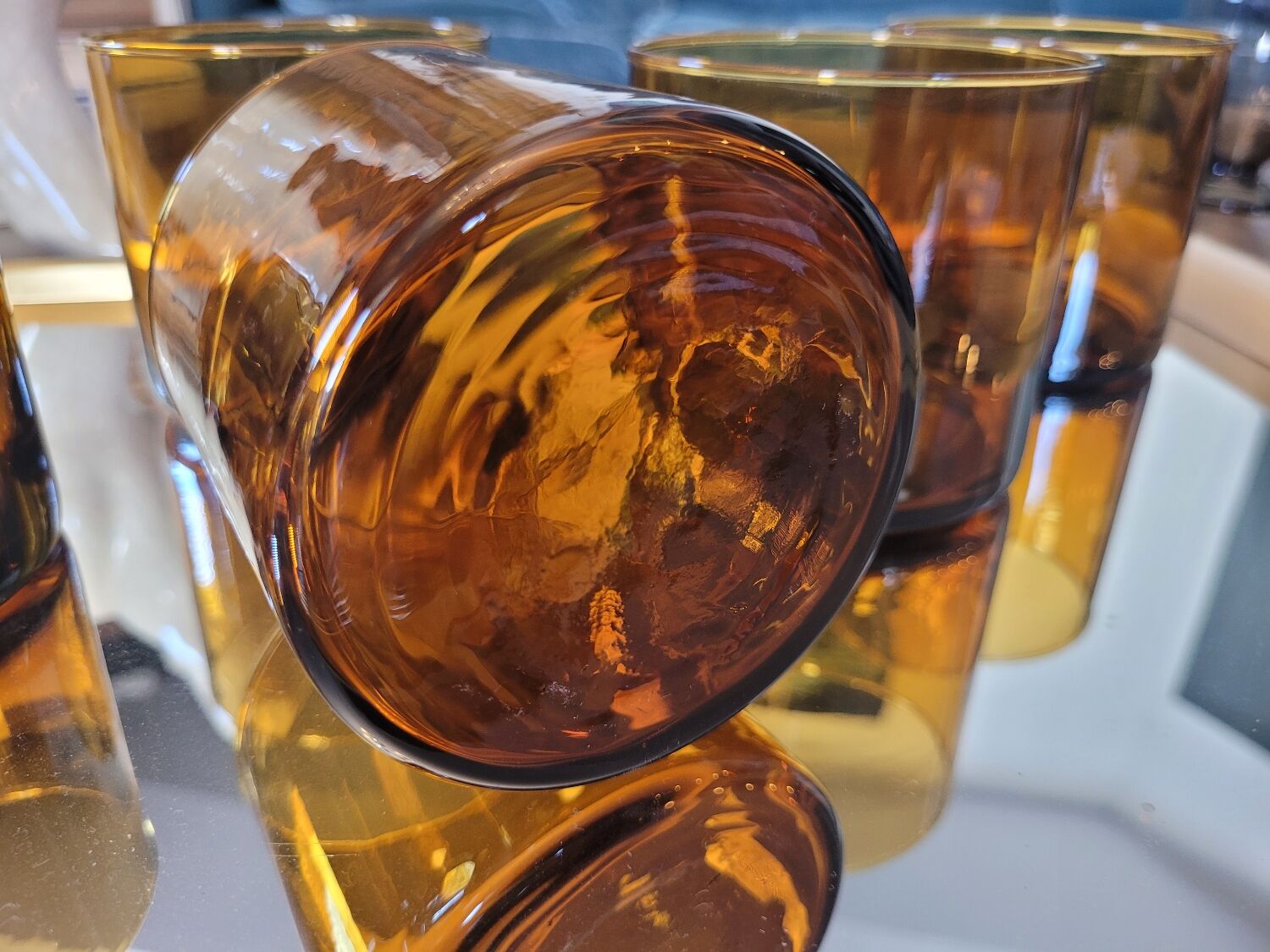 Verres à whisky verre soufflé