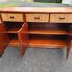 Vintage Rattan & Bamboo Enfilade Buffet