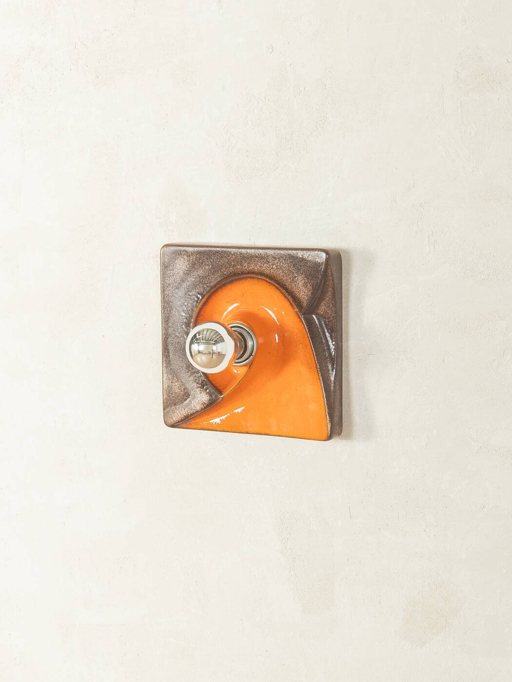 Striking Fat Lava wall lamp by Goebel, 1970s, Space Age design