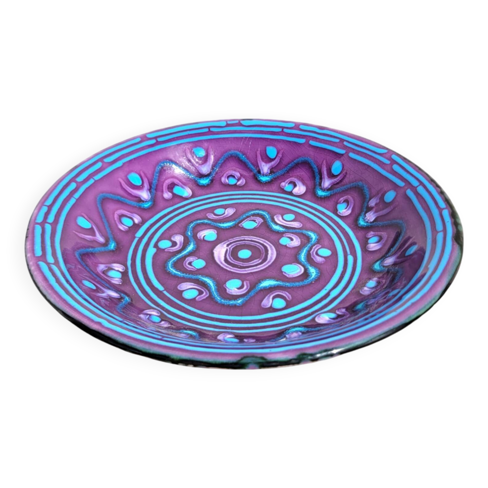 Ceramic plate from Danuta le Hénaff