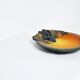 Danish Hand-crafted Art Nouveau Grape Decorated Platter by P. Ipsens Enke