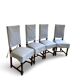 four Victorian dining chairs