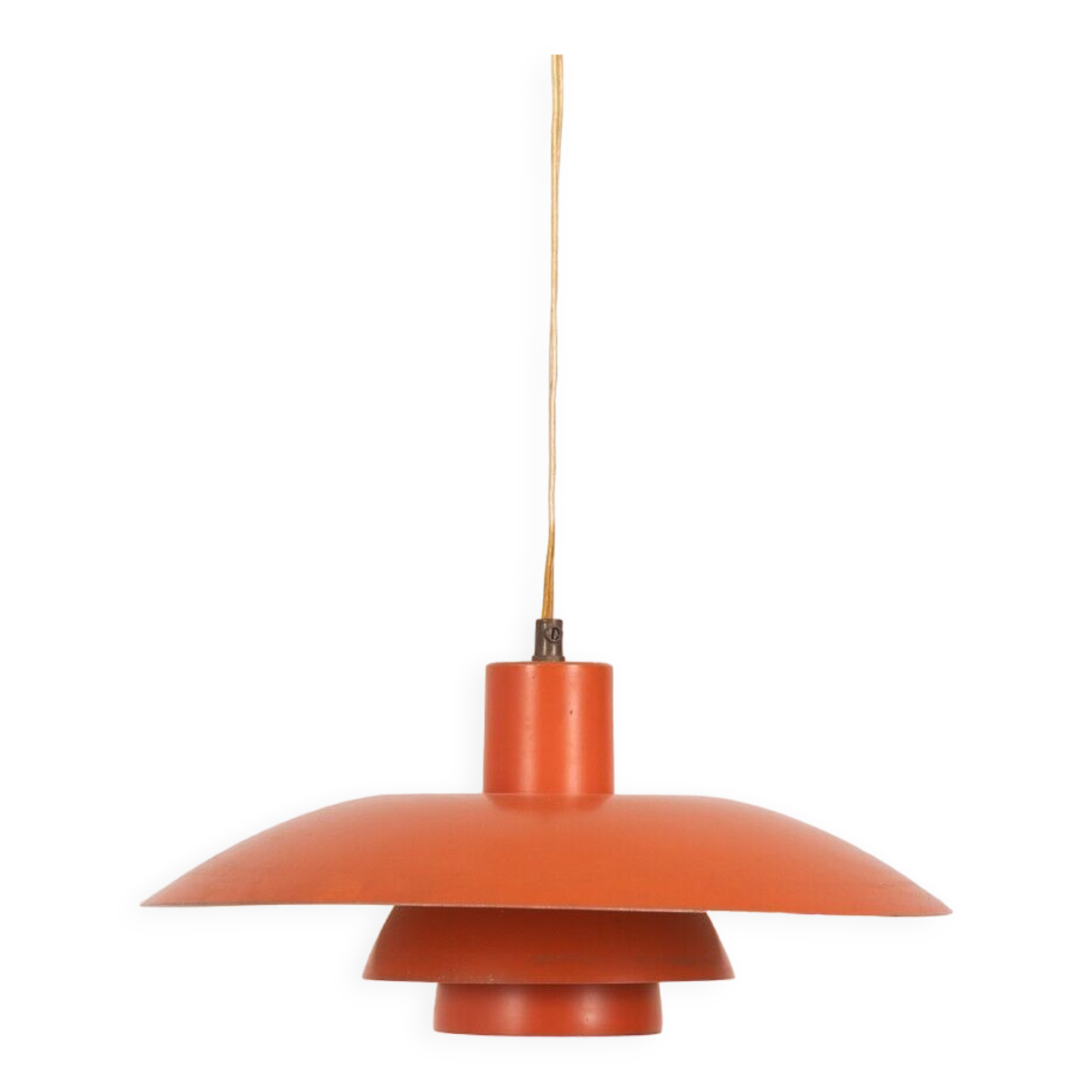 Danish Chandelier Model 4/3 Vintage 60s Design Louis Poulsen