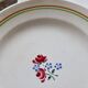 6 vintage dessert plates faience Saint-Amandinoise Saint-Amand model