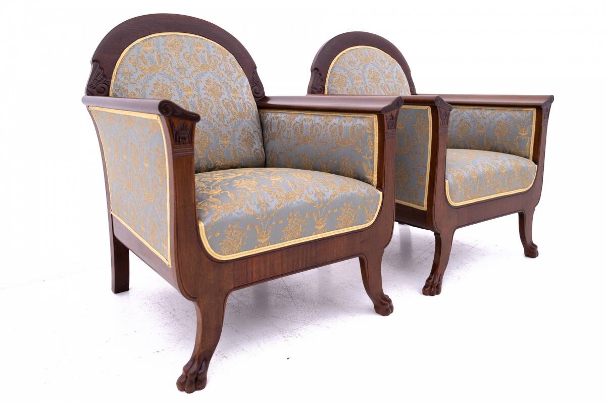Ensemble de salon Biedermeier, Europe du Nord, vers 1880
