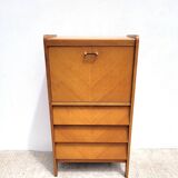 Vintage oak secretary 1960