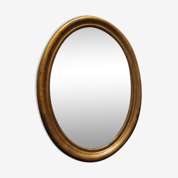 Golden mirror medallion