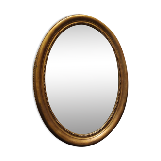 Golden mirror medallion