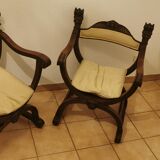 Pair of armchairs dagobert in the middle of the twentieth century