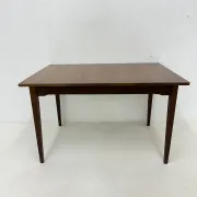 Table à manger extensible en teck, années 1960