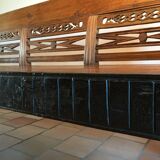 Banc en teck
