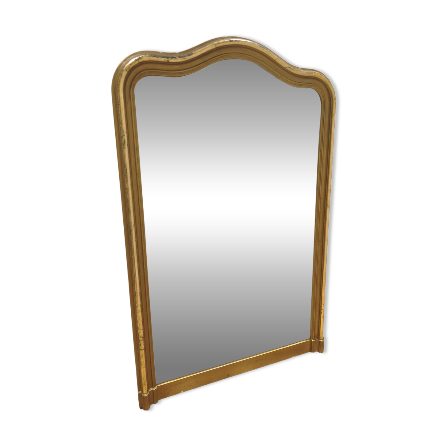 Golden mirror in Louis-Philippe style - 96 x 60 cm