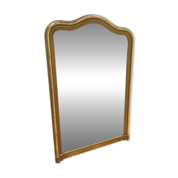 Golden mirror in Louis-Philippe style - 96 x 60 cm