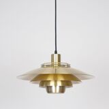 Danish vintage pendant lamp Dania by Kurt Wiborg, Jeka, 1980s