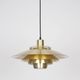 Danish vintage pendant lamp Dania by Kurt Wiborg, Jeka, 1980s