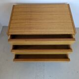 Small chest of drawers, bedside table from the 60s, rosewood.