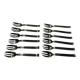 Coffret 12 fourchettes à huîtres . Métal argenté. Boulenger