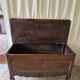Antique trough / antique chest in solid oak – late 19th / early 20th century