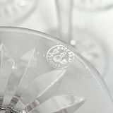 3 Baccarat Crystal Wine Glasses - Juvisy Red Model