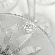 3 Baccarat Crystal Wine Glasses - Juvisy Red Model