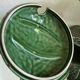 Vintage Caldas ceramic green cabbage tureen