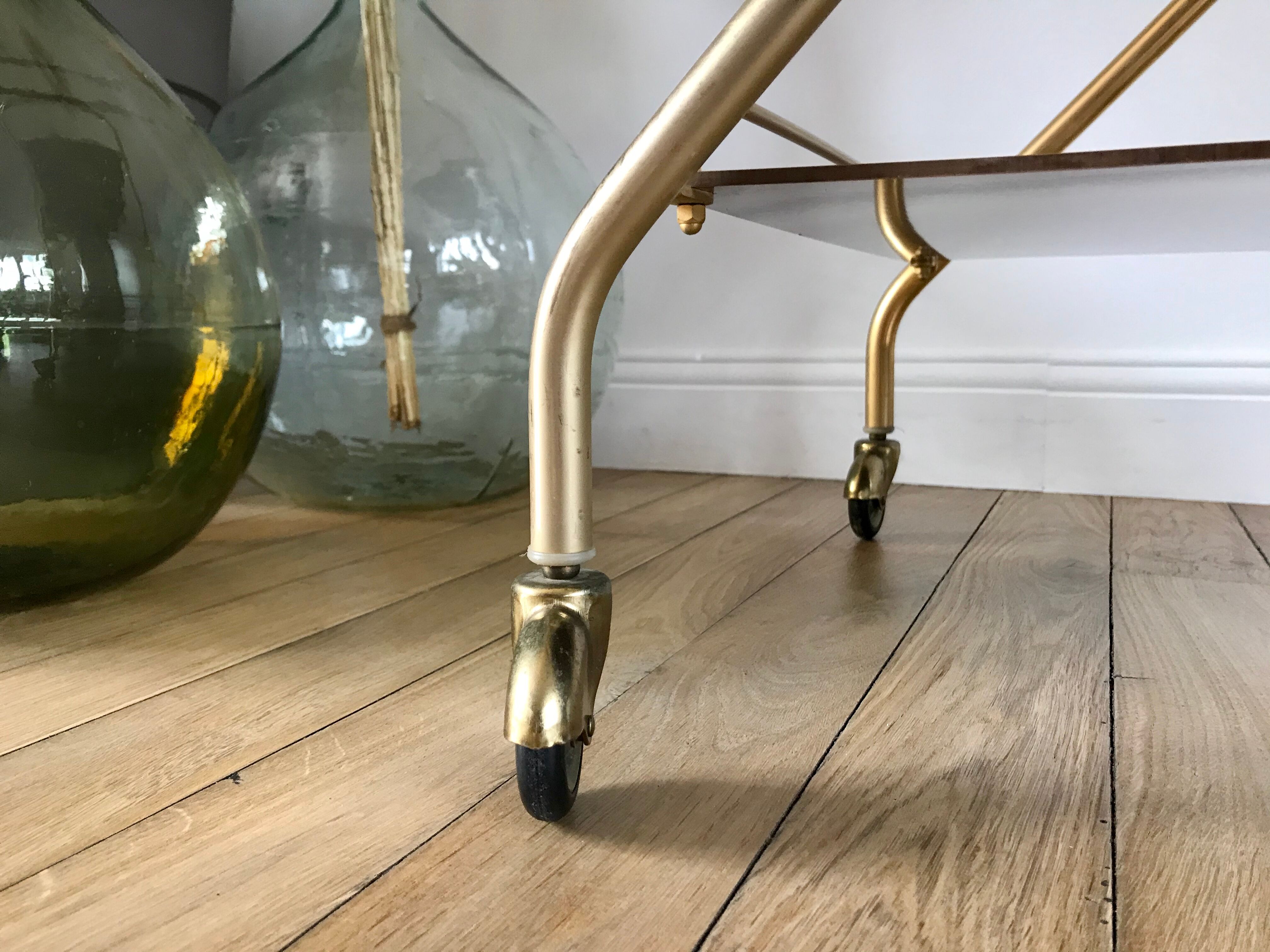 Design service in formica and brass 60s