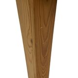 Vintage pinewood side table 60s handmade side table minimalist design