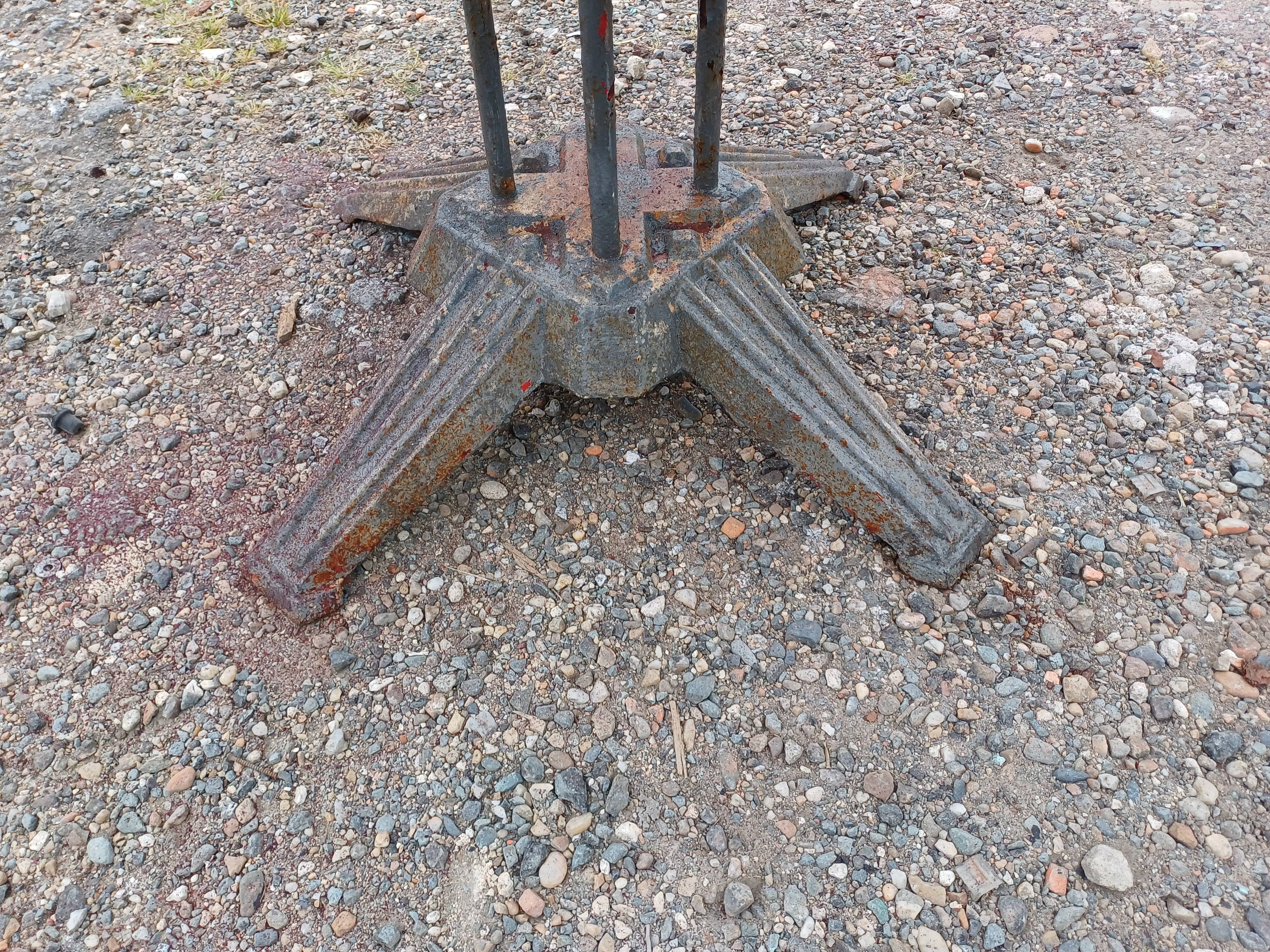 Paire de Table de Jardin Fonte et Fer
