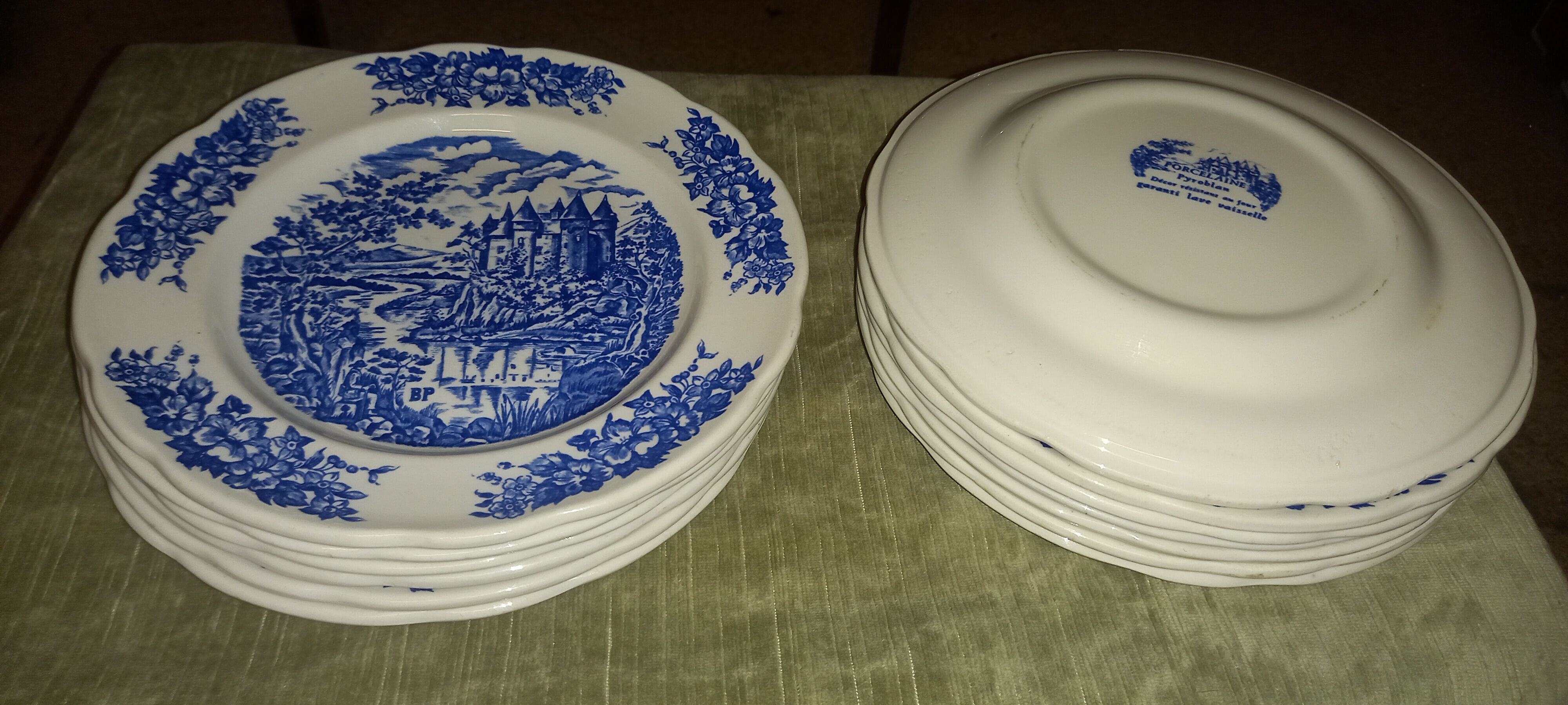 Vintage porcelain plate