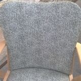 Fauteuil pied compas scandinave