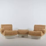 Modular sofa Sofalette with ottoman by Otto Zapf for Vitsoe, 1970s