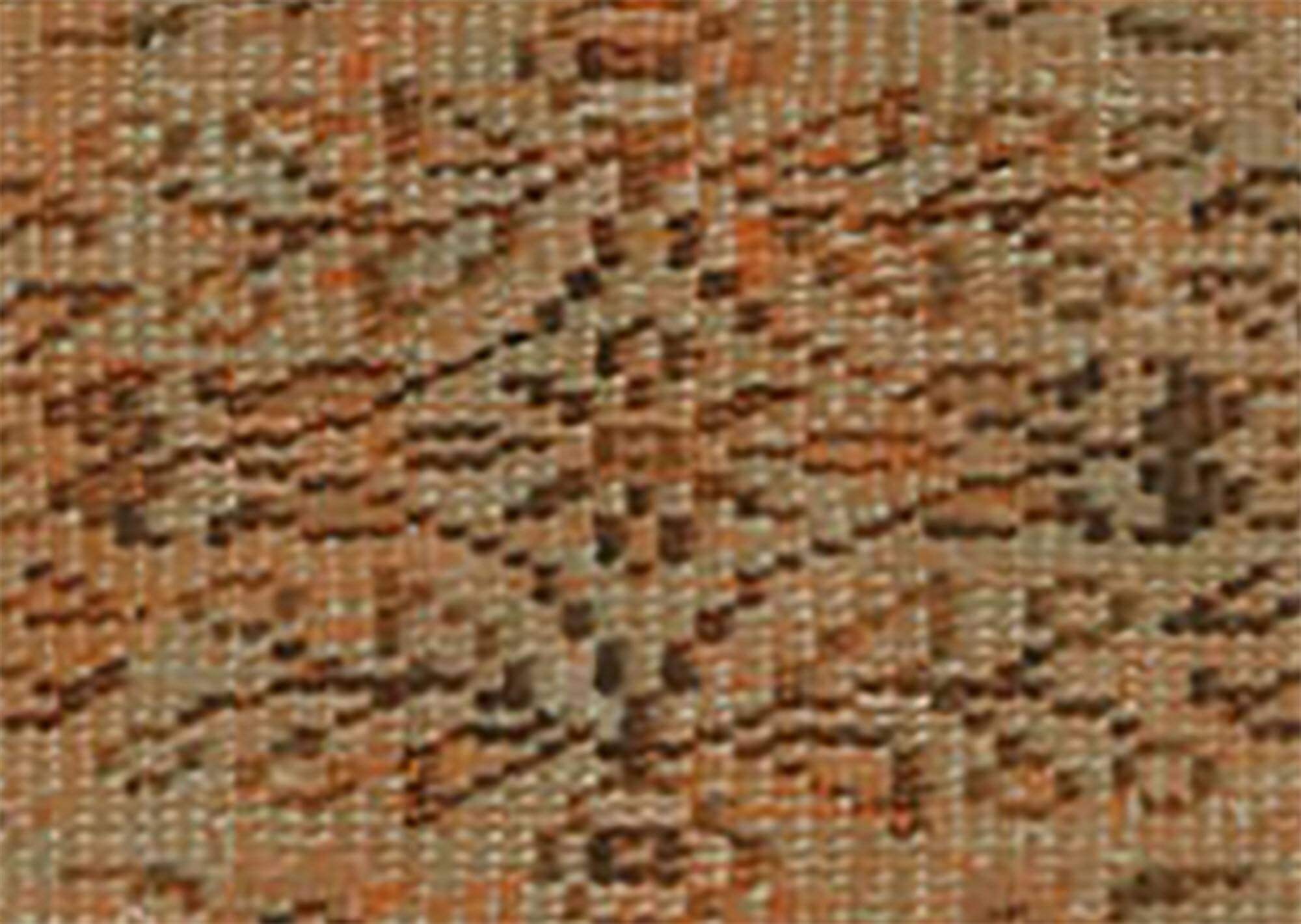 Vintage Turkish Carpet Floral Terracotta and Brown 260 x 158 cm