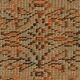 Vintage Turkish Carpet Floral Terracotta and Brown 260 x 158 cm