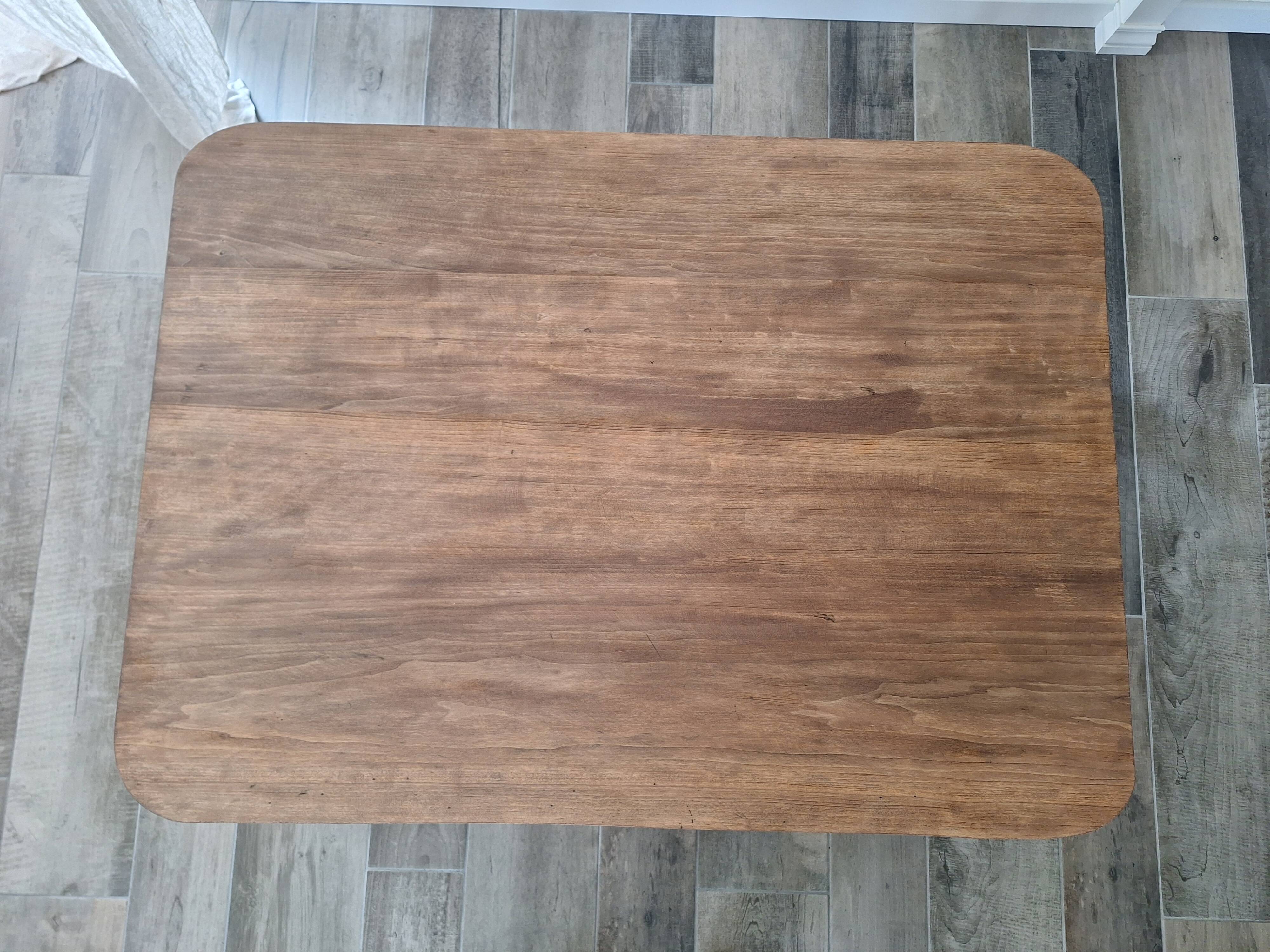 Farmhouse oak coffee table in country style