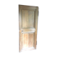 Old passage door in oak