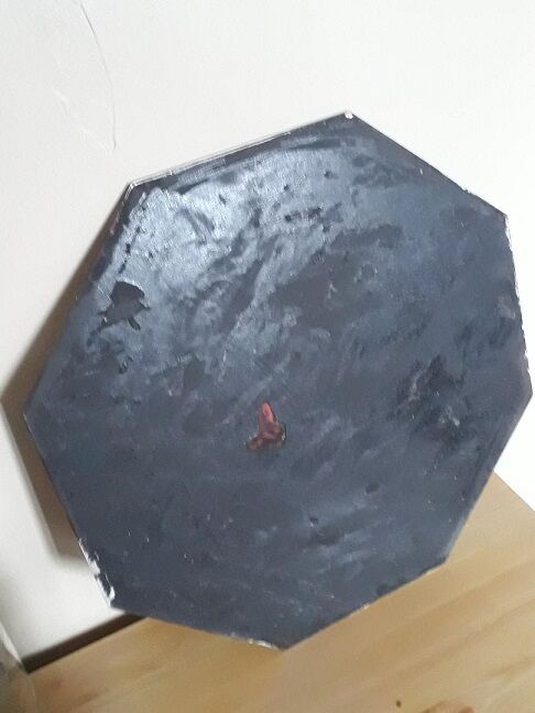 Former mirror table octagonal diameter 39cm