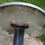 bistro table, pedestal table, art deco, Louis Vuitton