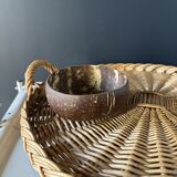 Large rattan tray