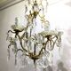 Cage Chandelier 6 Lights Bronze And Crystal