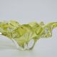 Jaroslav Taraba Art Glass Ashtray Bowl, Lednické Rovné Czechoslovakia
