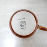 Series of 6 vintage Scandinavian ceramic cups by Höganäs Keramik