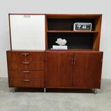 Vintage Dutch design cabinet secretary Cees Braakman Pastoe 1960 'Made to measure'